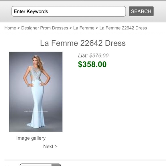 Prom Dress - Picture 4 of 8